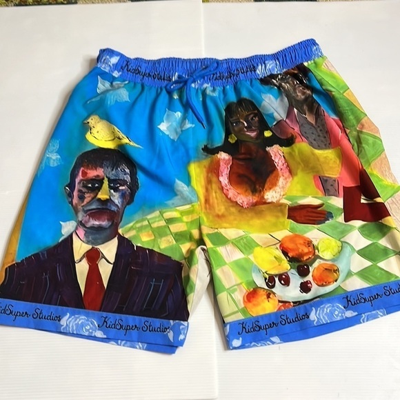 KidSuper Studio HS Reunion Graphic Shorts - Picture 4 of 7